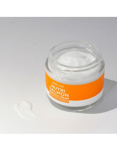 LEBELAGE Nutri Salmon Ampoule Cream - Crema Facial Nutritiva 70 ml