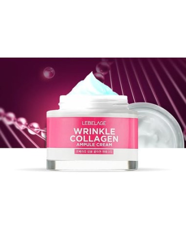 LEBELAGE Wrinkle Collagen Ampoule Cream - Crema Facial Colágeno 70 ml