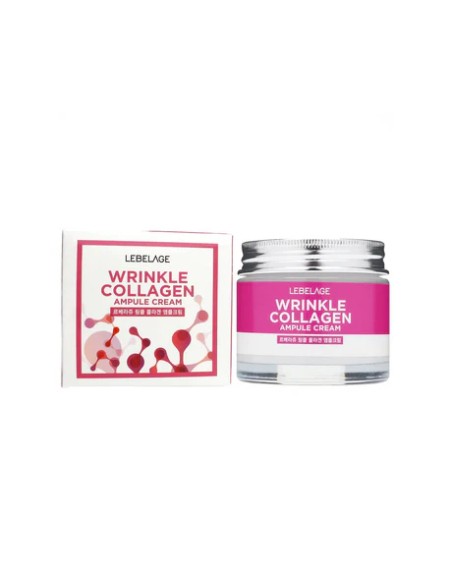 LEBELAGE Wrinkle Collagen Ampoule Cream - Crema Facial Colágeno 70 ml