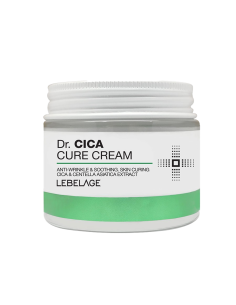 LEBELAGE Dr. Cica Cure Cream - Crema Facial Reparadora y Calmante 70 ml