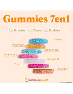 UPSA x NOURISHED 7 en 1 Energy 30 gummies 2