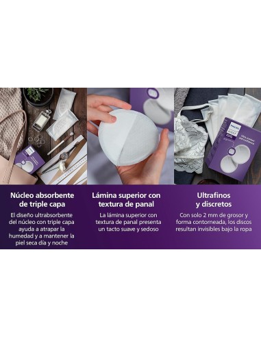 PHILIPS AVENT Discos Absorbentes de Lactancia 60 unidades