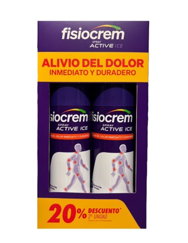 FISIOCREM DUPLO Spray Active Ice 2 x 150 ml