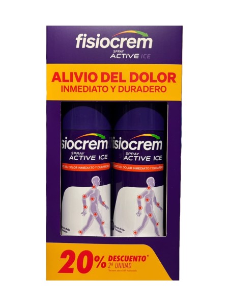 FISIOCREM DUPLO Spray Active Ice 2 x 150 ml