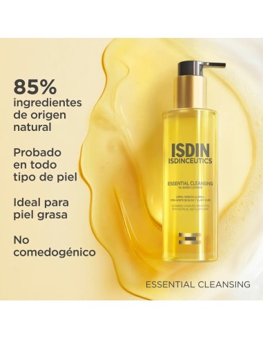 ISDIN ISDINCEUTICS Essential Cleansing Aceite Limpiador Facial 200 ml