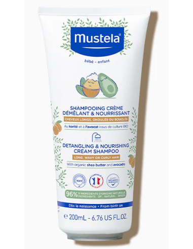 MUSTELA Champú en Crema Desenredante y Nutritivo 200 ml