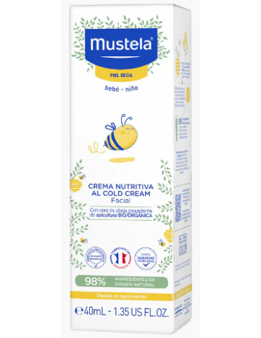 MUSTELA Crema Facial Nutritiva al Cold Cream 40 ml