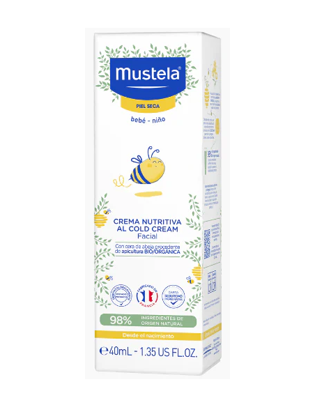 MUSTELA Crema Facial Nutritiva al Cold Cream 40 ml