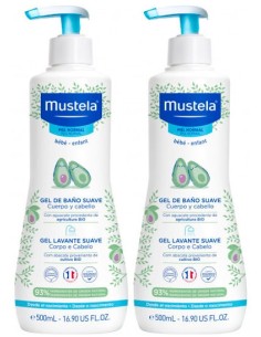 MUSTELA Pack Duplo Gel de Baño Suave 2 x 500 ml