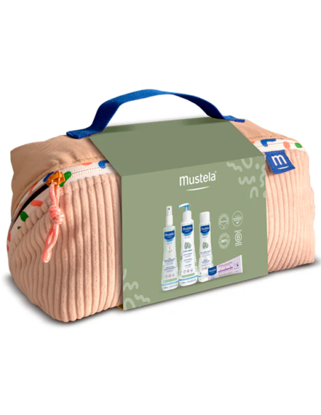MUSTELA Pack Neceser Vanity Esenciales para tu Bebé