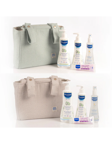 MUSTELA Pack Bolsa de Carrito con Esenciales para tu Bebé
