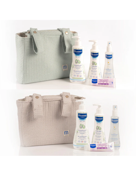 MUSTELA Pack Bolsa de Carrito con Esenciales para tu Bebé
