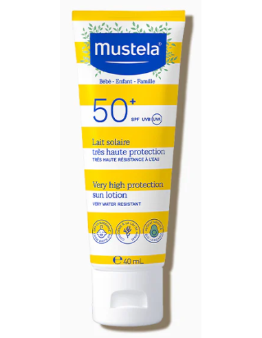 MUSTELA Leche Solar Facial Familiar SPF 50+ 40 ml