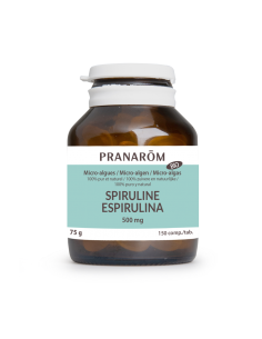 PRANARÔM Micro-Algas Espirulina 500 mg BIO 150 comprimidos 2