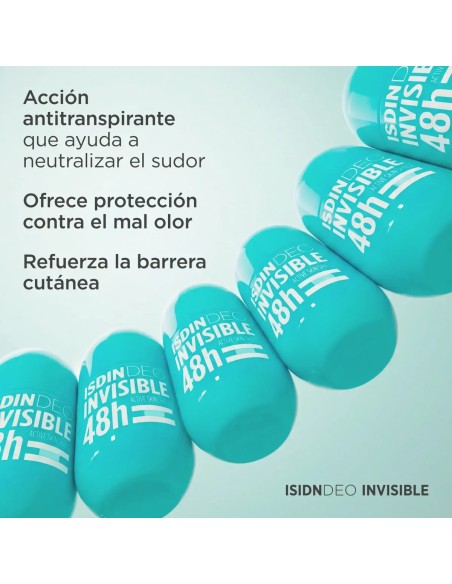 ISDIN Desodorante Invisible 48h Roll-on 50 ml