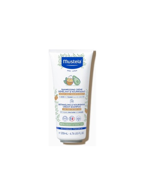 MUSTELA Champú en Crema Desenredante y Nutritivo 200 ml