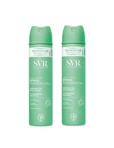 SVR SPIRIAL Pack Duplo Desodorante Vegetal Spray 75 ml + 75 ml