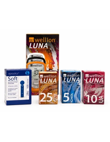 WELLION LUNA Tiras Reactivas de Glucosa en Sangre