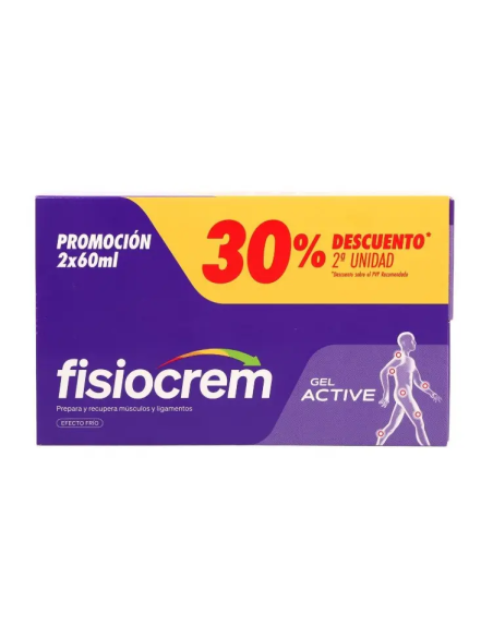 FISIOCREM Pack Duplo Gel Active 2 x 60 ml