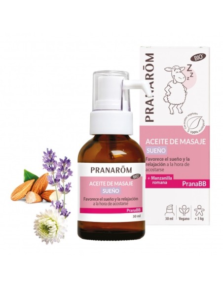 PRANARÔM PranaBB aceite de masaje sueño BIO 30 ml