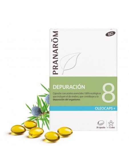 PRANARÔM OLEOCAPS 8 Depuración BIO 30 cápsulas