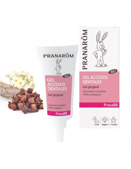 PRANARÔM PRANABB Gel Accesos Dentales 15 ml