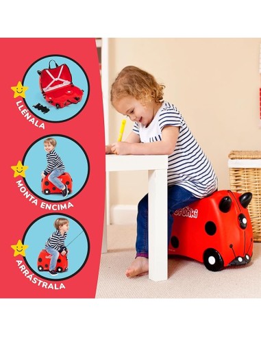 TRUNKI Maleta LadyBug La Mariquita