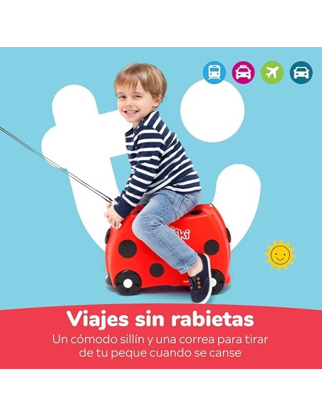 TRUNKI Maleta LadyBug La Mariquita