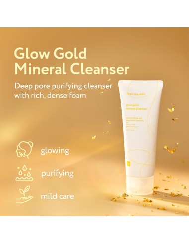 FACE REPUBLIC Glow Gold Mineral Cleanser 100 ml