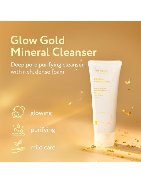 FACE REPUBLIC Glow Gold Mineral Cleanser 100 ml