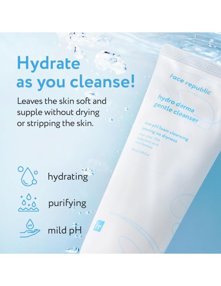 FACE REPUBLIC Hydro Derma Gentle Cleanser 100 ml