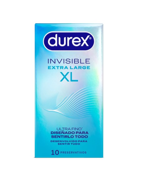 DUREX INVISIBLE XL Preservativos 10 unidades
