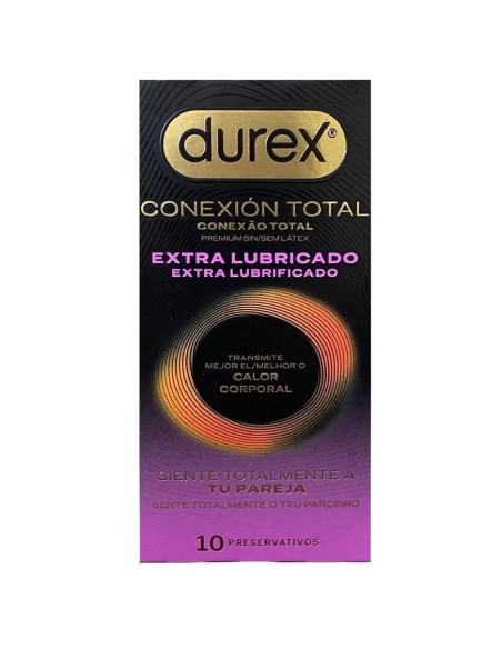 DUREX CONEXIÓN TOTAL Preservativos Extra Lubricados 10 unidades