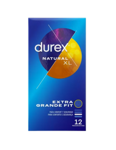 DUREX NATURAL XL Preservativos 12 unidades