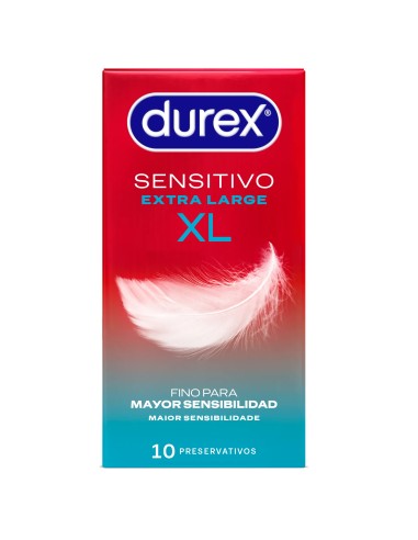 DUREX SENSITIVO XL Preservativos 10 unidades