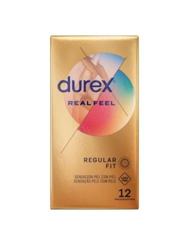 DUREX REAL FEEL Preservativos 12 unidades