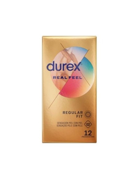 DUREX REAL FEEL Preservativos 12 unidades
