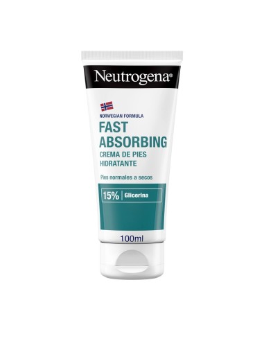 NEUTROGENA Crema de Pies Hidratante Fast Absorbing 100 ml