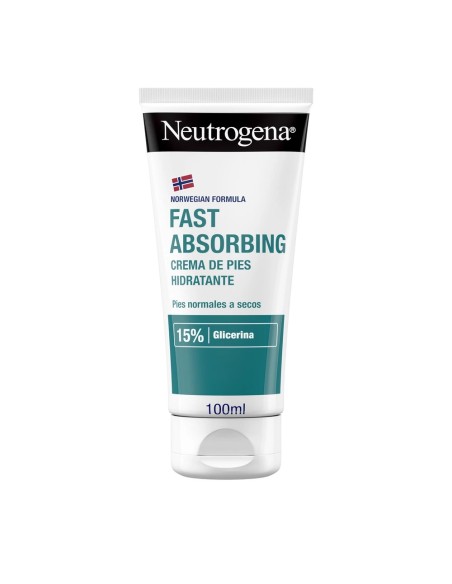NEUTROGENA Crema de Pies Hidratante Fast Absorbing 100 ml