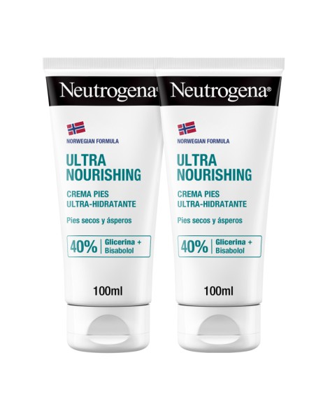 NEUTROGENA Pack Duplo Crema de Pies Nutritiva Ultra Nourishing 2 x 100 ml