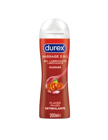 DUREX MASSAGE Gel Lubricante Estimulante Guaraná 200 ml