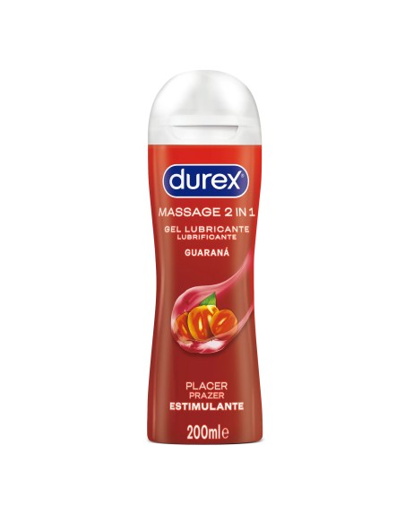 DUREX MASSAGE Gel Lubricante Estimulante Guaraná 200 ml