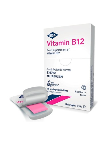 IBSA Vitamina B12 Láminas Bucodispersables - 30 unidades