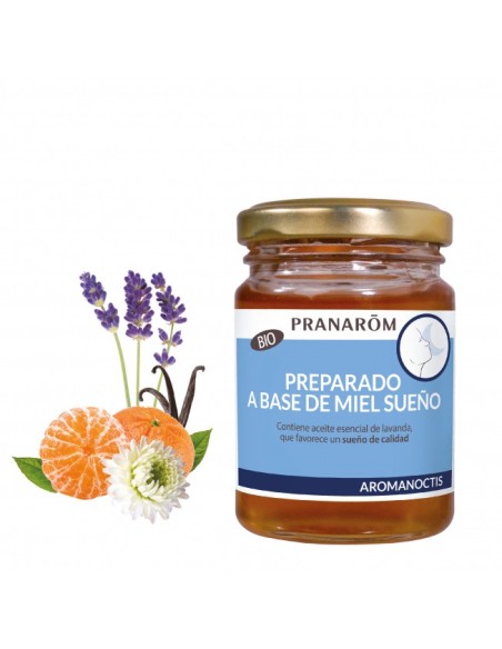 PRANARÔM AROMANOCTIS Sueño Preparado a Base de Miel BIO 140 gr