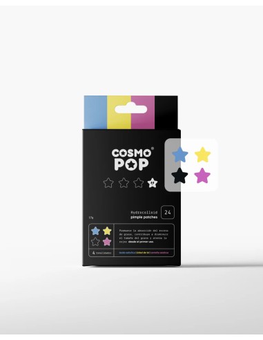 COSMO POP Parches para Granitos de Estrellas 24 unidades