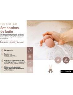 SUAVINEX Bombas de Baño Set 3 unidades 2