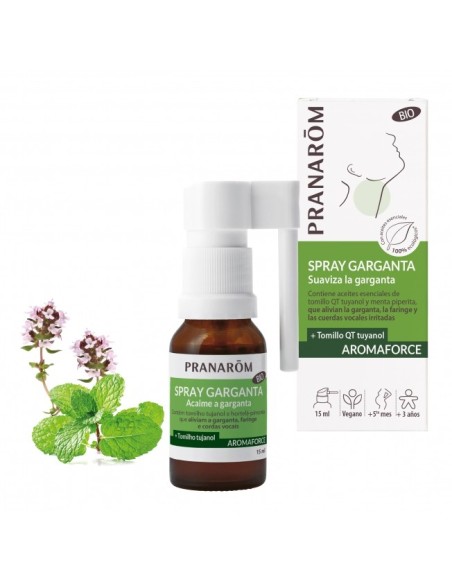 PRANARÔM AROMAFORCE Espray Garganta BIO 15 ml