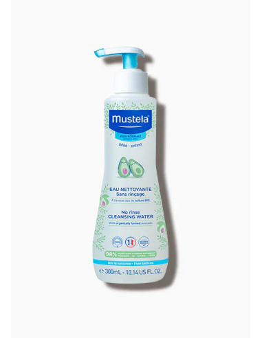 MUSTELA Agua Limpiadora Sin Aclarado 300 ml
