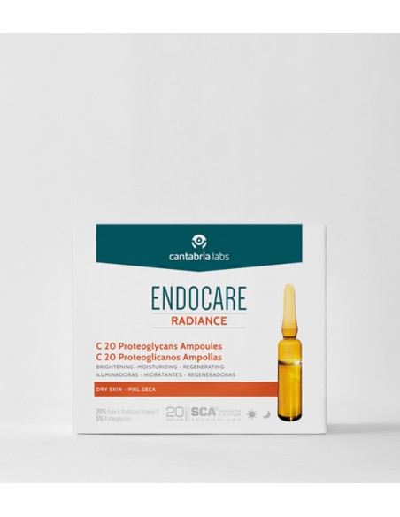 ENDOCARE Radiance C 20 Proteoglicanos Ampollas 30 x 2 ml