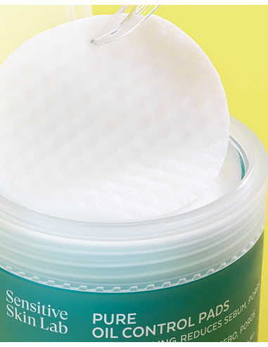 SENSILIS Pure Oil-Control Micropeeling Pads - Parches Exfoliantes y Seborreguladores